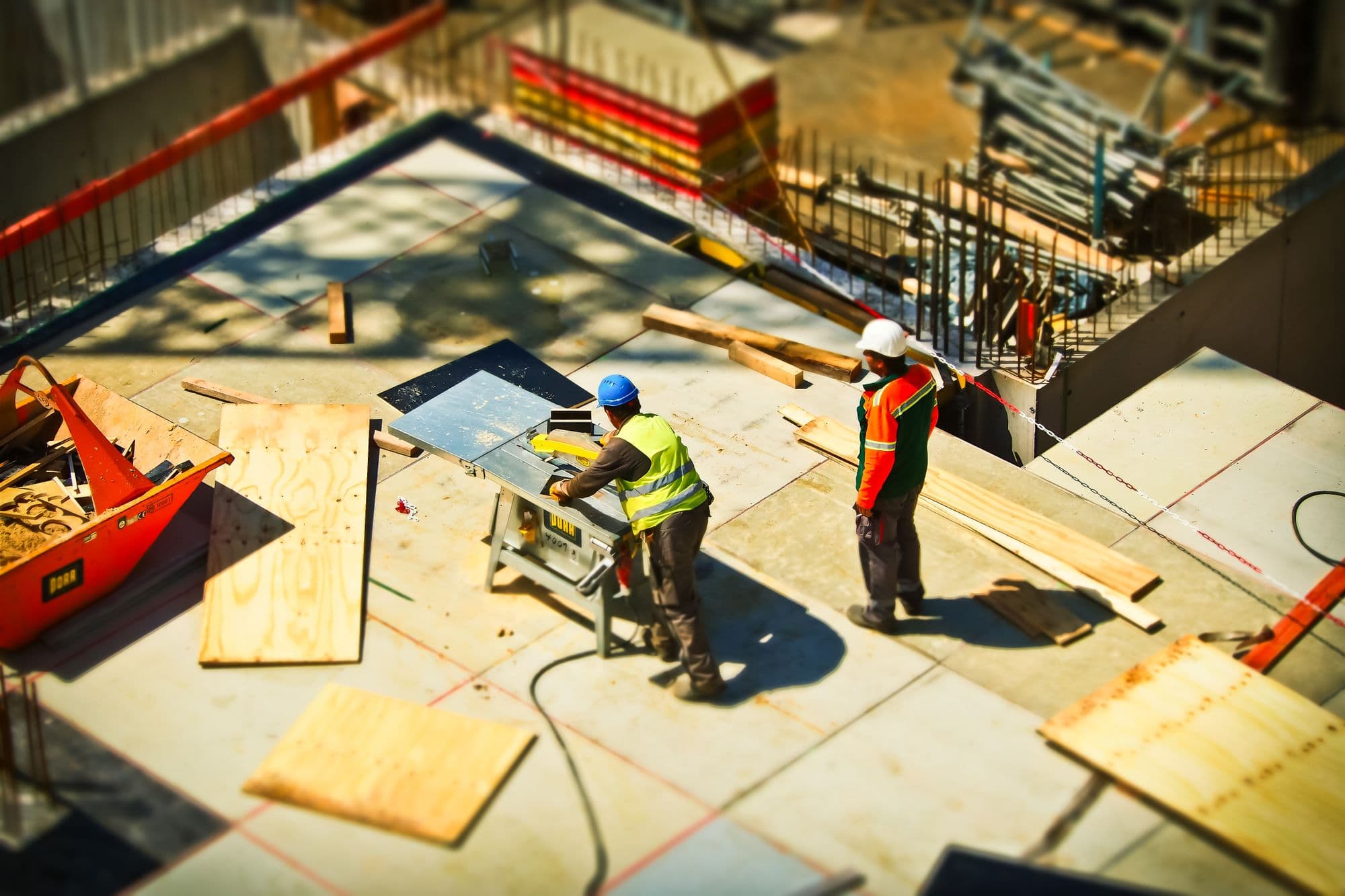 Organizzazione di lavorazioni in cantiere