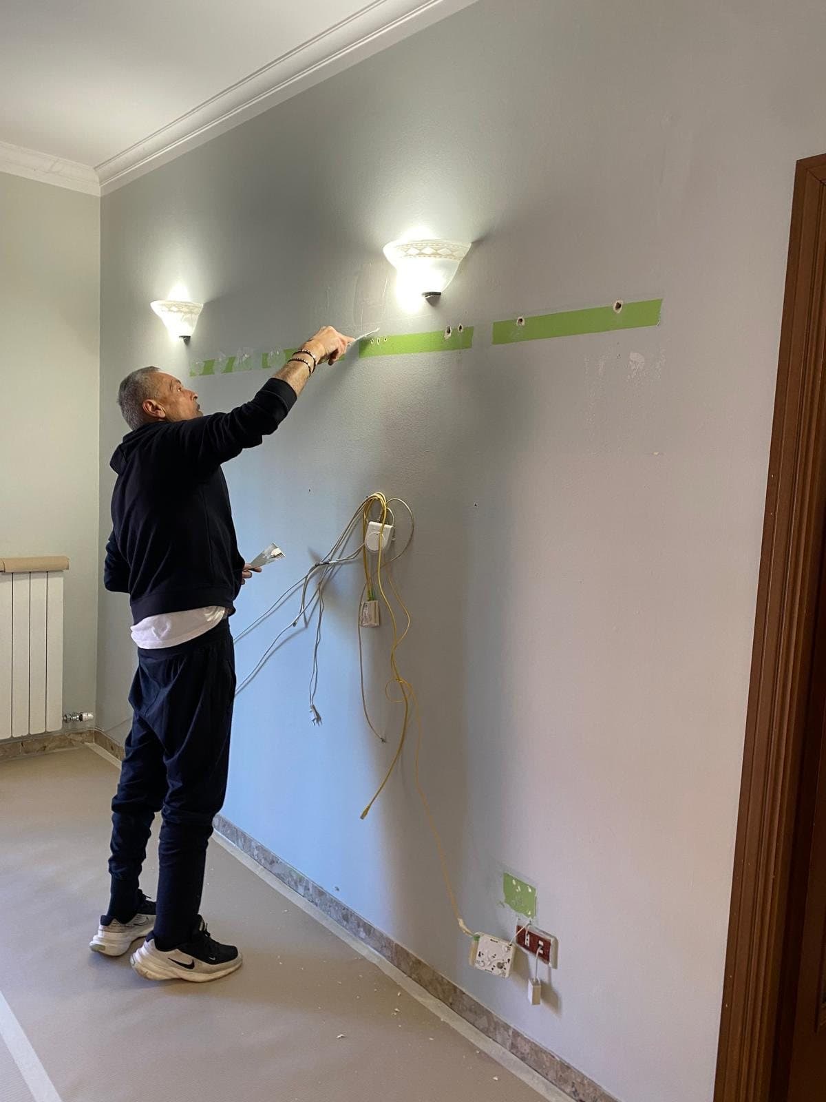 Wall filling and preparation